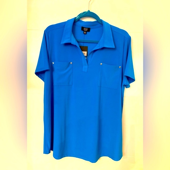 NWT Macy’s Jones NY ladies teal  XL - Picture 2 of 3